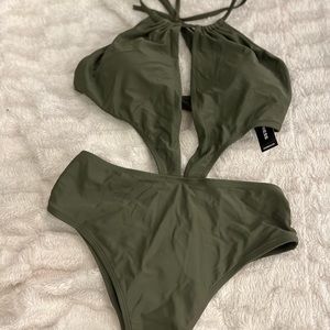 Express cutout bathing suit. BNWT.